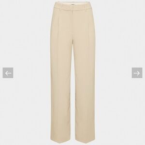 Aritzia Wilfred Effortless Pants in size 10, Tan/Yellow